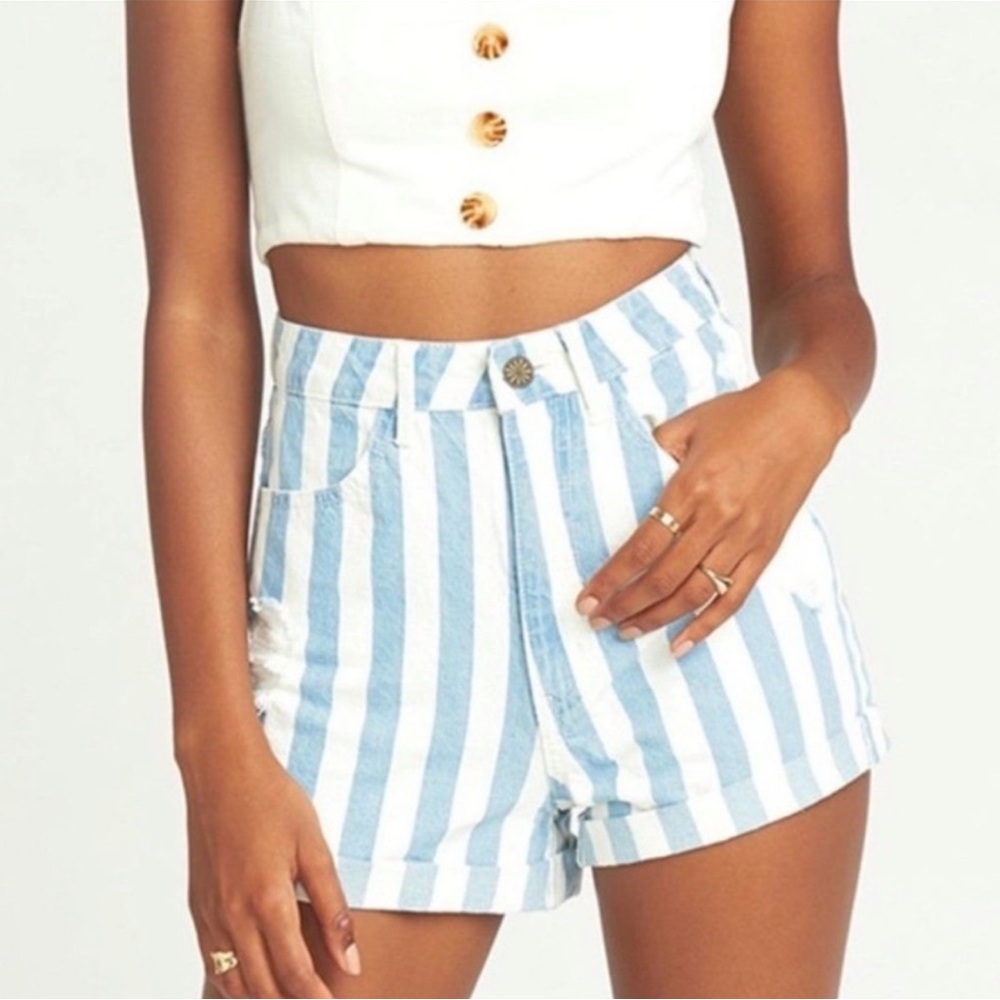 Show Me Your MuMu Raleigh Roll Up Shorts